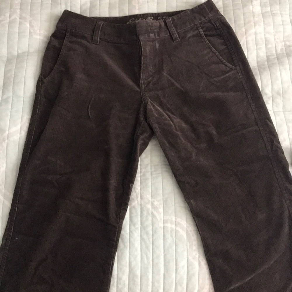 Brown corduroy pants